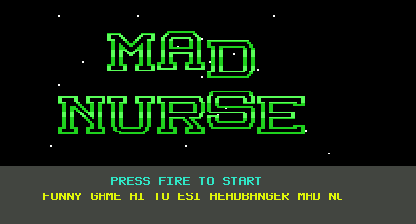 Mad nurse Title Screen